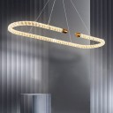 Loft Industry Modern - Diamond Rope Oval Chandelier
